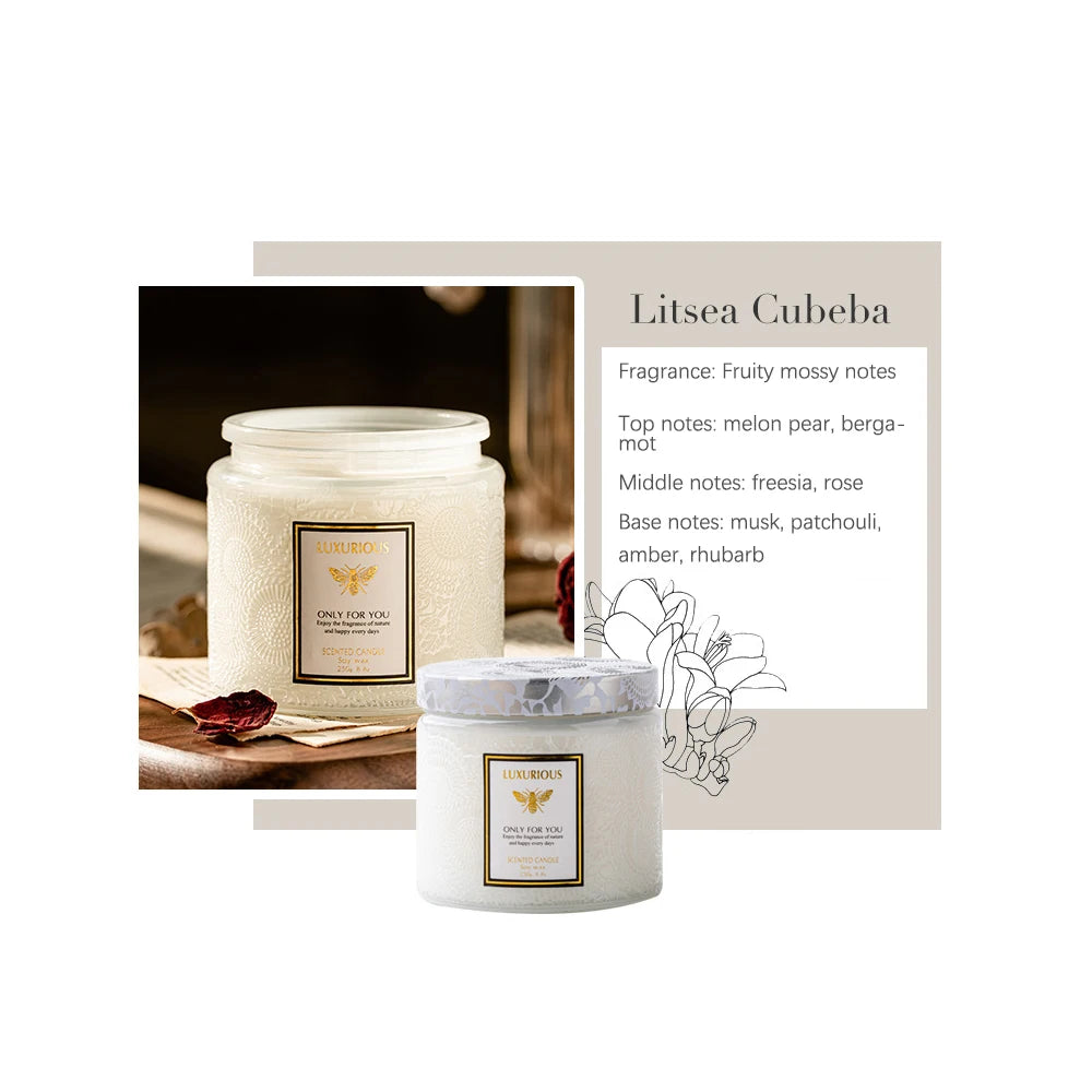 Long-Lasting Soy Candle